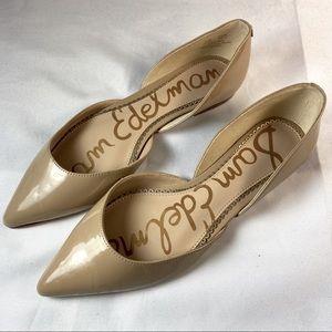 Sam Edelman Nude Rodney D'Orsay Flats Sz 6.5